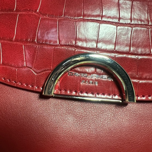 David Jones Red Shoulder Bag/Crossbody NWT - Picture 10 of 11